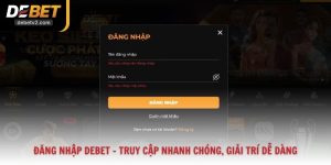 Đăng nhập Debet